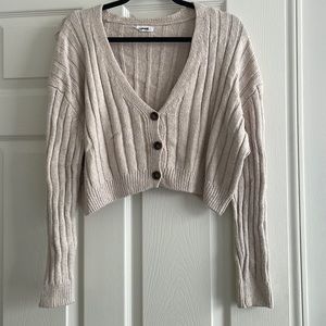 Garage Cropped Cardigan Size Small